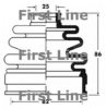 FIRST LINE FCB2834 Bellow, driveshaft